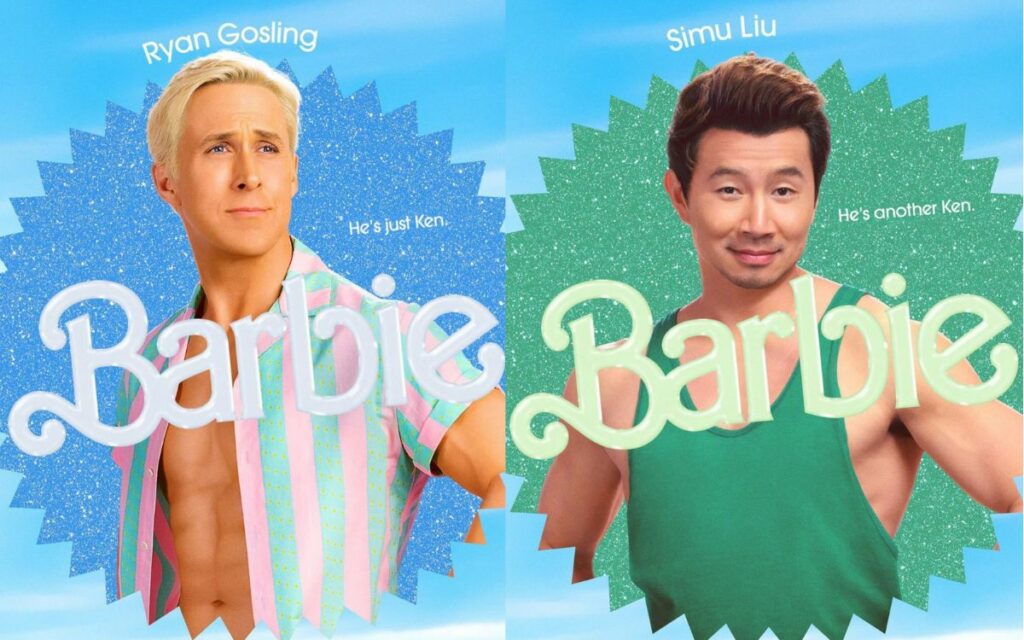 Ryan Gosling Et Simu Liu En Ken à L'affiche Du Film Barbie ! | 🌈Jock.life