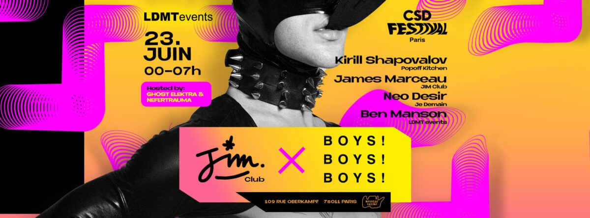 JIM CLUB X BOYS ! BOYS ! BOYS !