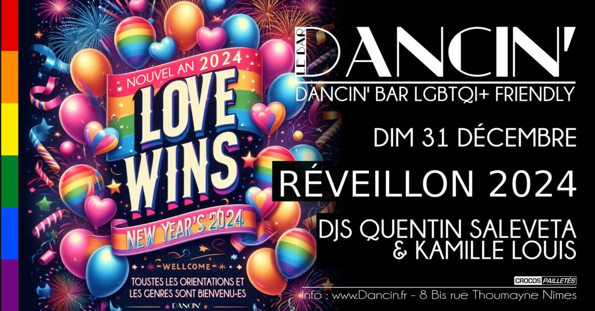 Dancin' - Réveillon 2024 - Djs Quentin Salveta & Kamille Louis